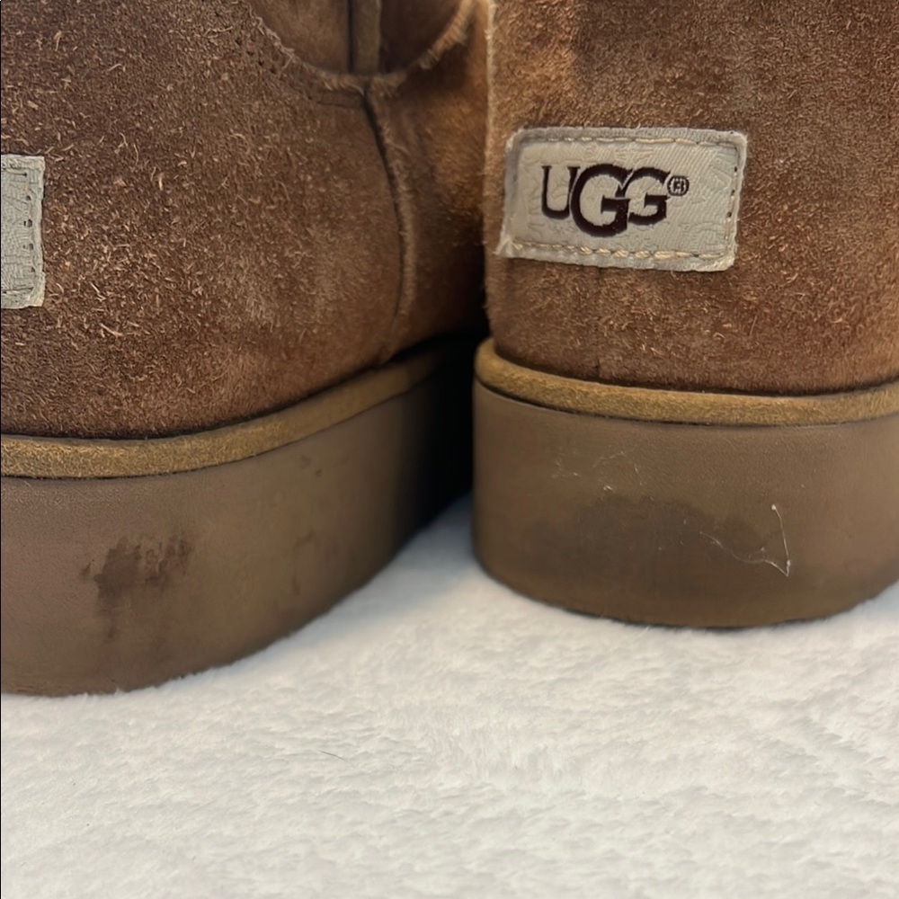 UGG Tan Sheepskin Lined Boots - Picture 10 of 10